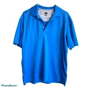 PGA‎ Pro Series Polo Bright Blue, Size Medium
